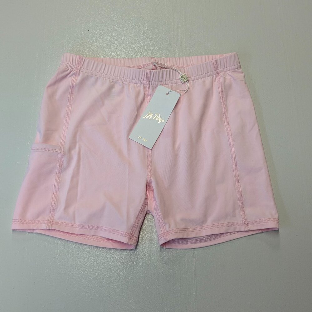 NWT Lilly Pulitzer Size XXS Pink Luxletic Biker/Yoga Shorts
